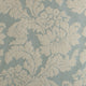 Caserta Damask Manor Aqua Fabric by Anna French