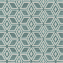 AW72983 Jardin Maze Manor Aqua Fabric by Anna French