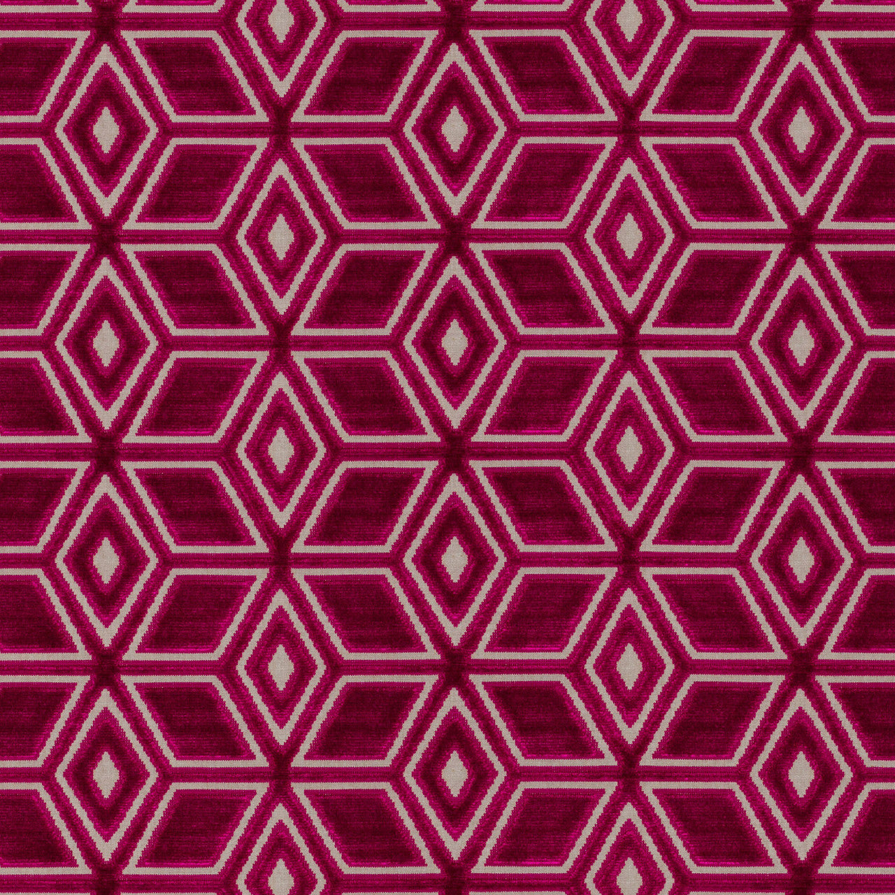 AW72984 Jardin Maze Manor Fuchsia Fabric by Anna French