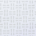 Lock Embroidery Meridian White Fabric by Anna French