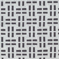 Lock Embroidery Meridian Charcoal Fabric by Anna French