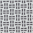 AW73001 Lock Embroidery Meridian Charcoal Fabric by Anna French
