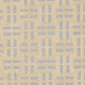 Lock Embroidery Meridian Gold on Grey Fabric by Anna French