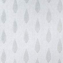 AW73006 Manor Embroidery Meridian Grey on Off White Fabric by Anna French