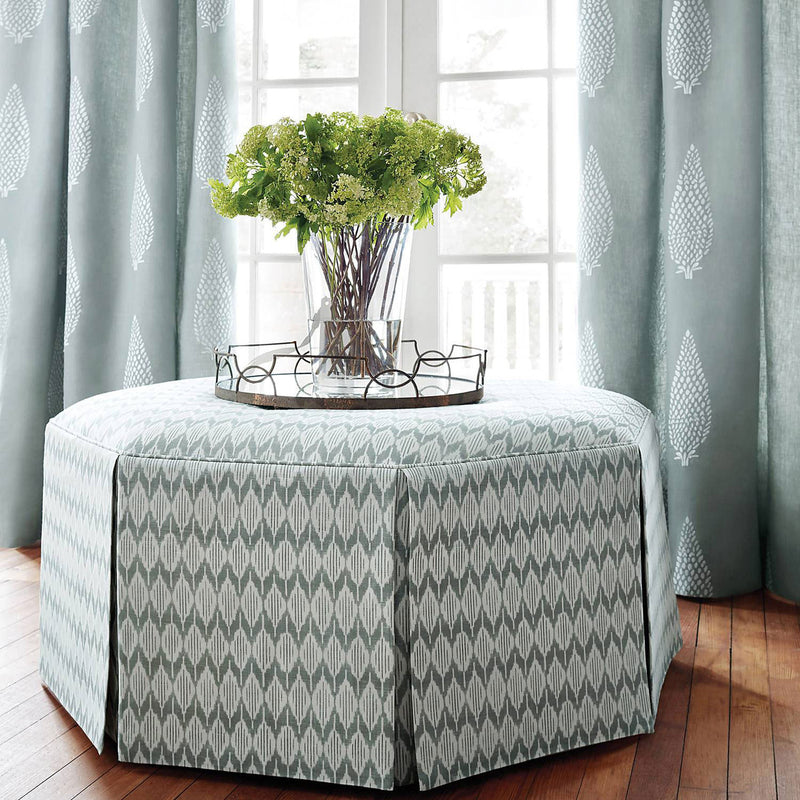 AW73007 Manor Embroidery Meridian Sage Fabric by Anna French