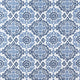 Scottsdale Embroidery Meridian Blue and White Fabric by Anna French