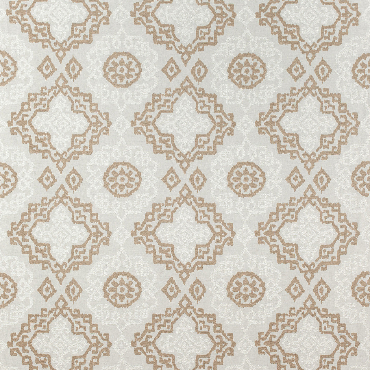 AW73019 Scottsdale Embroidery Meridian Neutral Fabric by Anna French