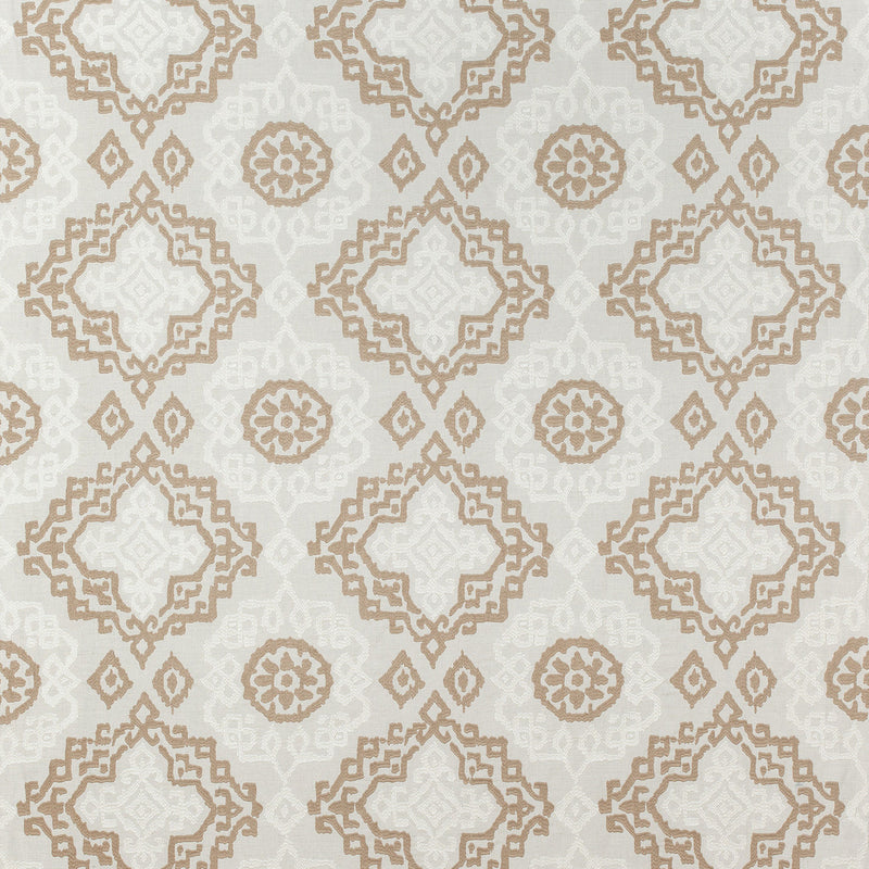 AW73019 Scottsdale Embroidery Meridian Neutral Fabric by Anna French