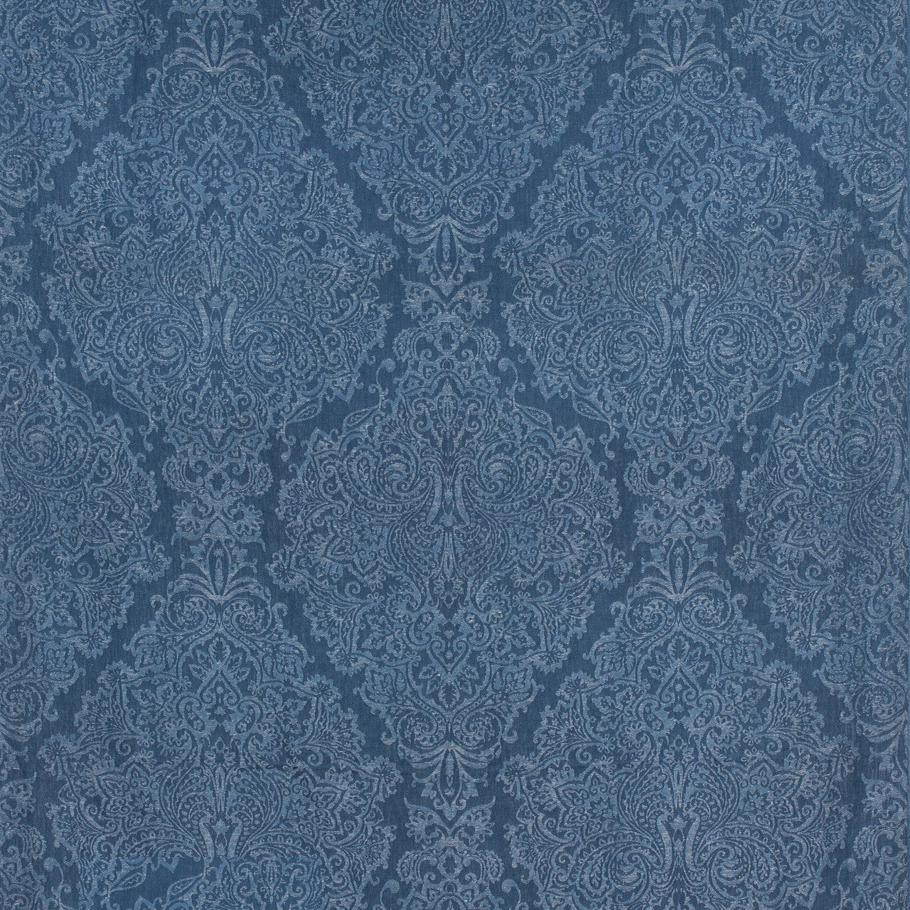 AW73025 Sterling Paisley Meridian Navy Fabric by Anna French