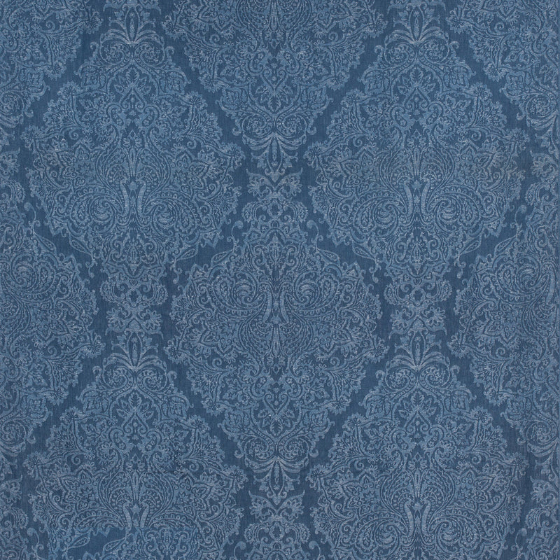 AW73025 Sterling Paisley Meridian Navy Fabric by Anna French