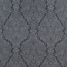 AW73027 Sterling Paisley Meridian Charcoal Fabric by Anna French