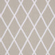 Tarascon Trellis Applique Palampore White on Natural Fabric by Anna French