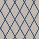 Tarascon Trellis Applique Palampore Navy on Natural Fabric by Anna French