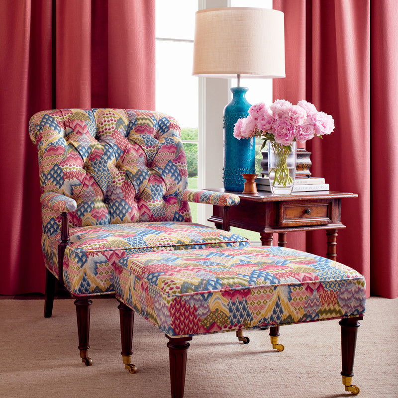 AW9217 Regia Rouge Camelot Fabric by Anna French