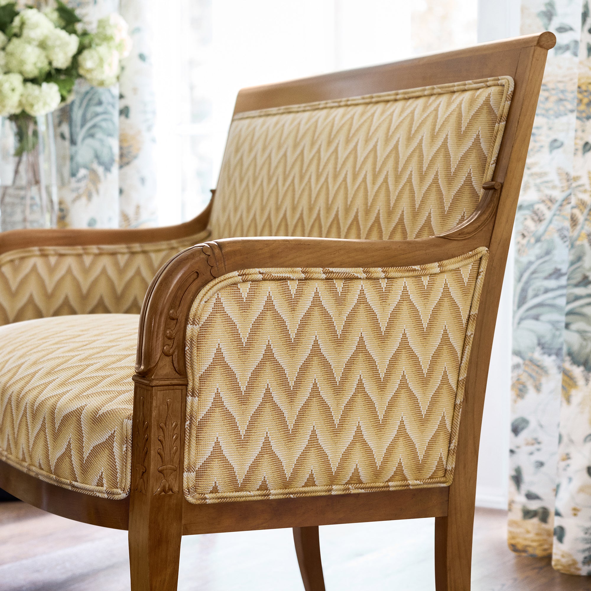 AW9232 Bergaz Soft Gold Camelot Fabric by Anna French