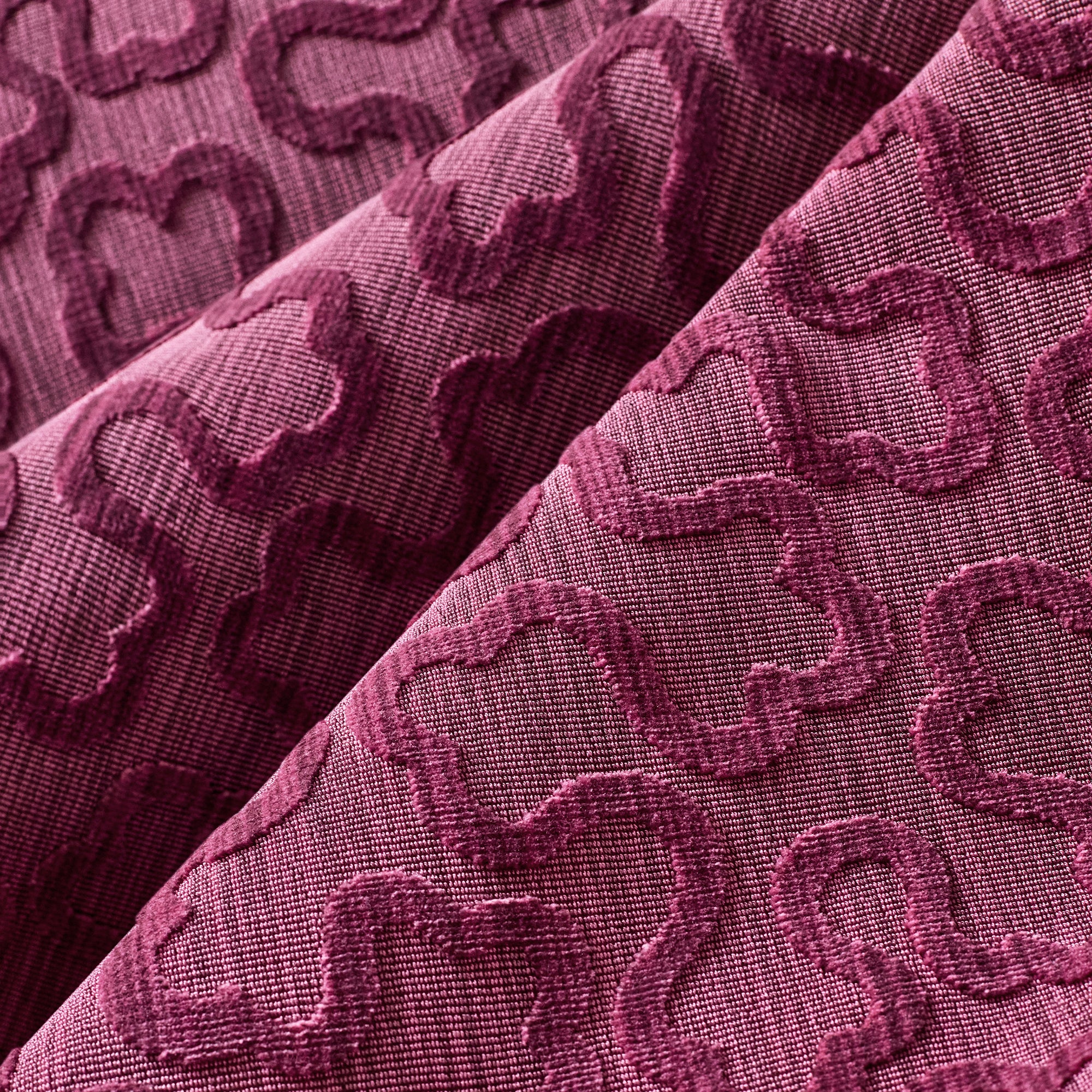 AW9249 Trefolia Velvet Mulberry Camelot Fabric by Anna French