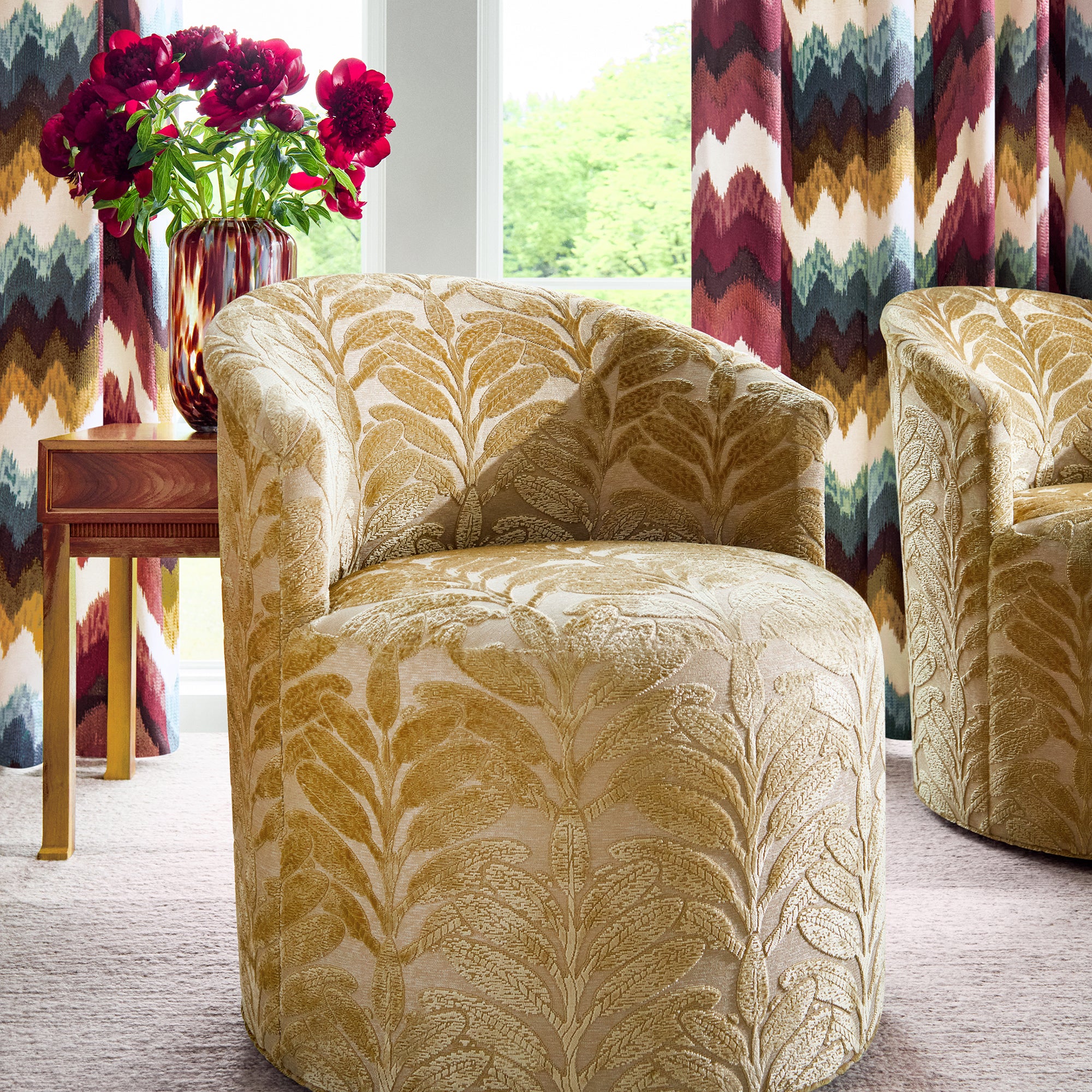 AW9255 Kamut Embroidery Summer Camelot Fabric by Anna French