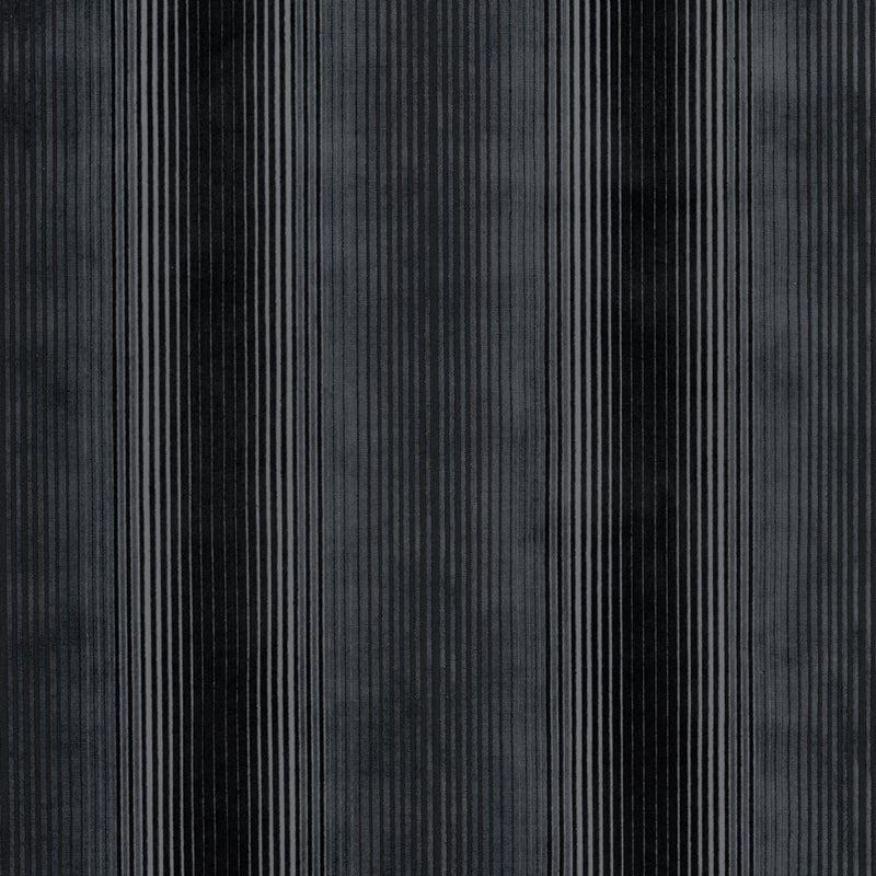 AW9668 Ombre Velvet Savoy Black Fabric by Anna French