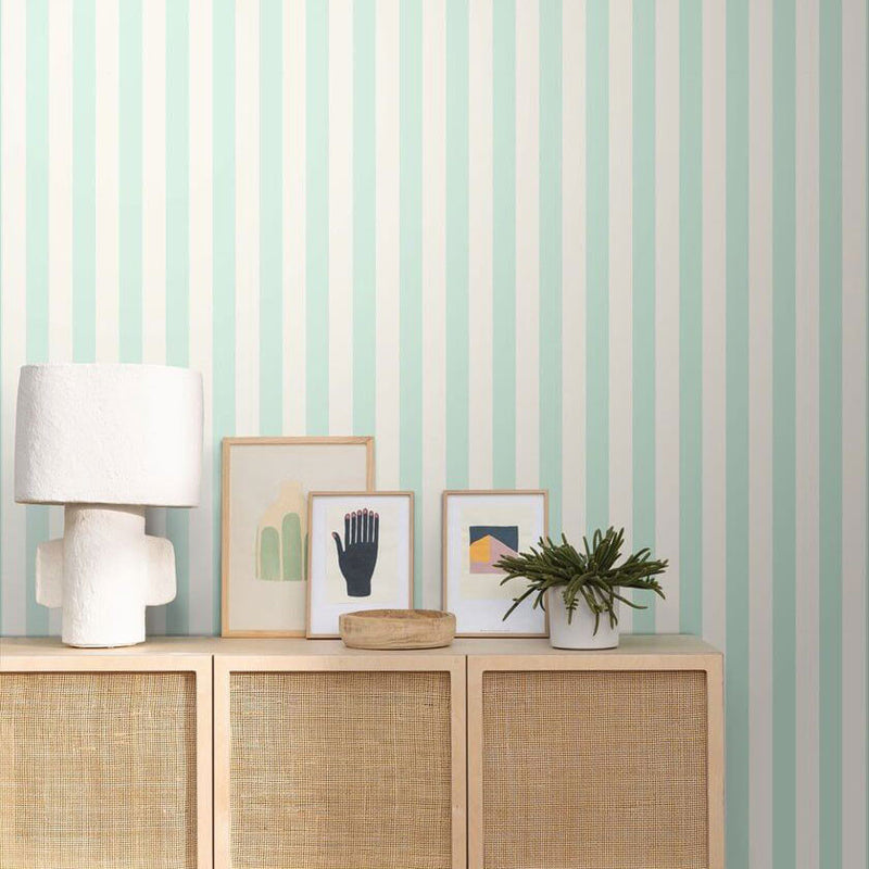 AZU104036002 Little Lines Azur Wallpaper by Caselio