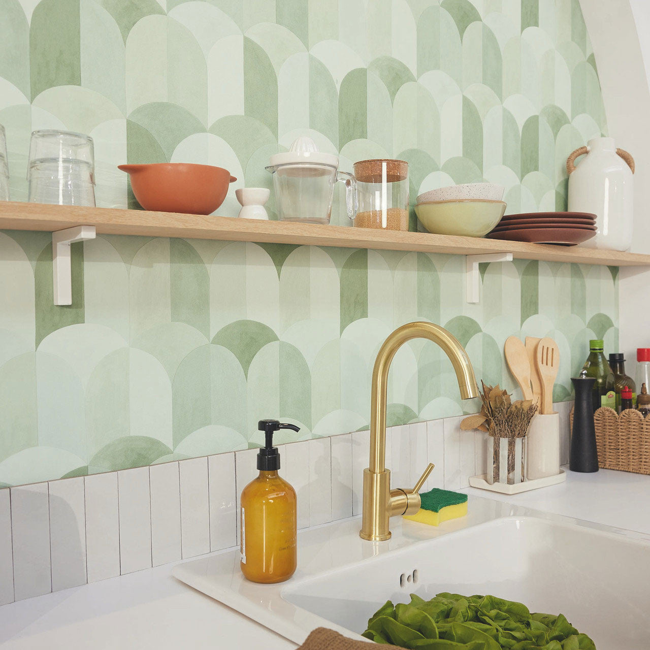 AZU105447776 Bandol Azur Wallpaper by Caselio