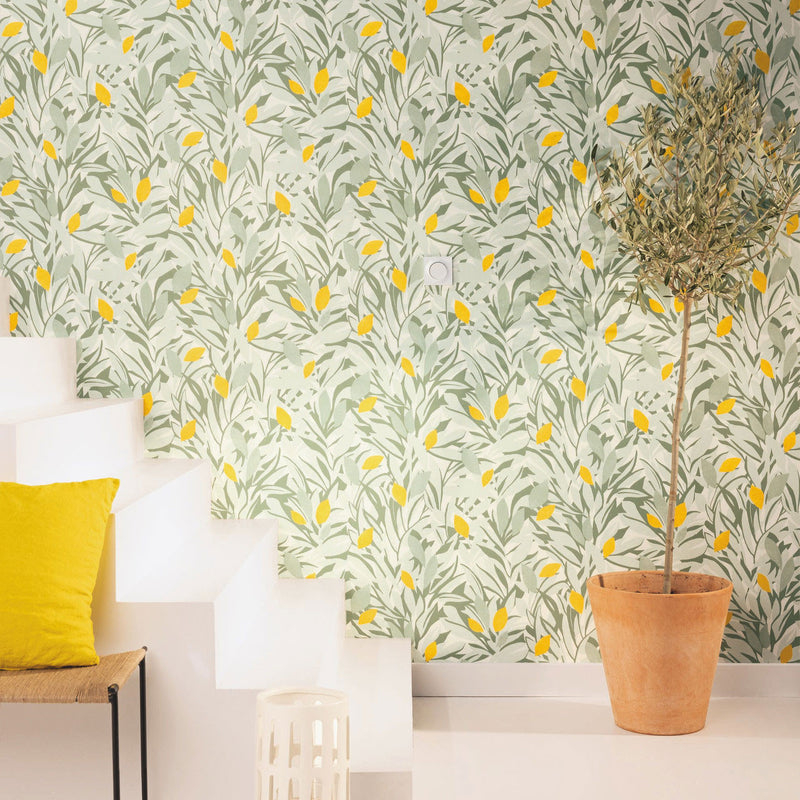 AZU105457243 Cassis Azur Wallpaper by Caselio