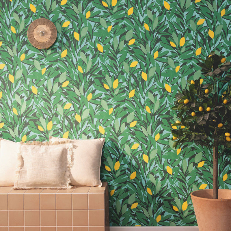 AZU105457720 Cassis Azur Wallpaper by Caselio