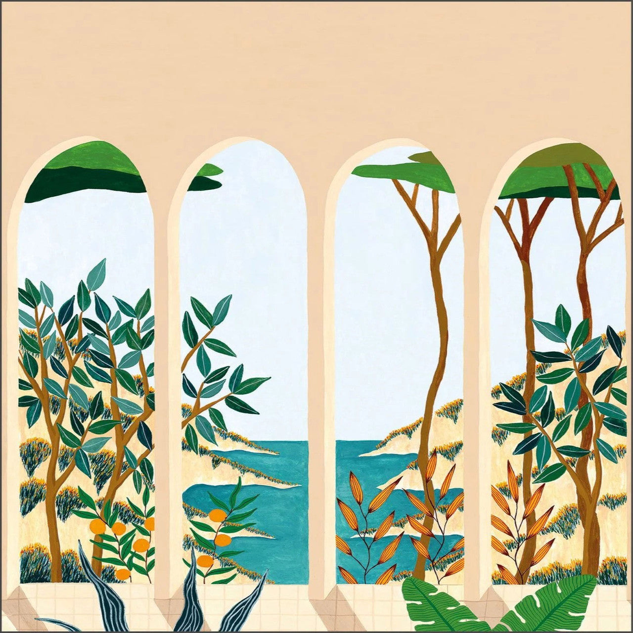 AZU105483706 Calanques Azur Wallpaper by Caselio