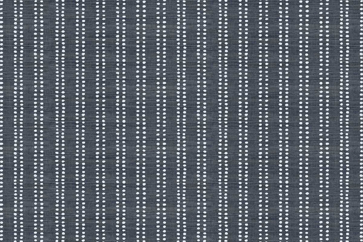 Algonquin Vinyl Midnight Blue Wallpaper by Christopher Farr Cloth
