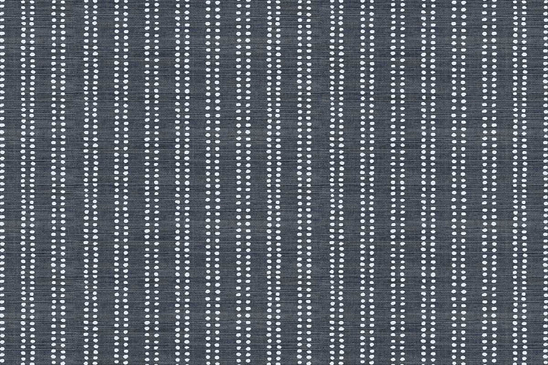 Algonquin Vinyl Midnight Blue Wallpaper by Christopher Farr Cloth