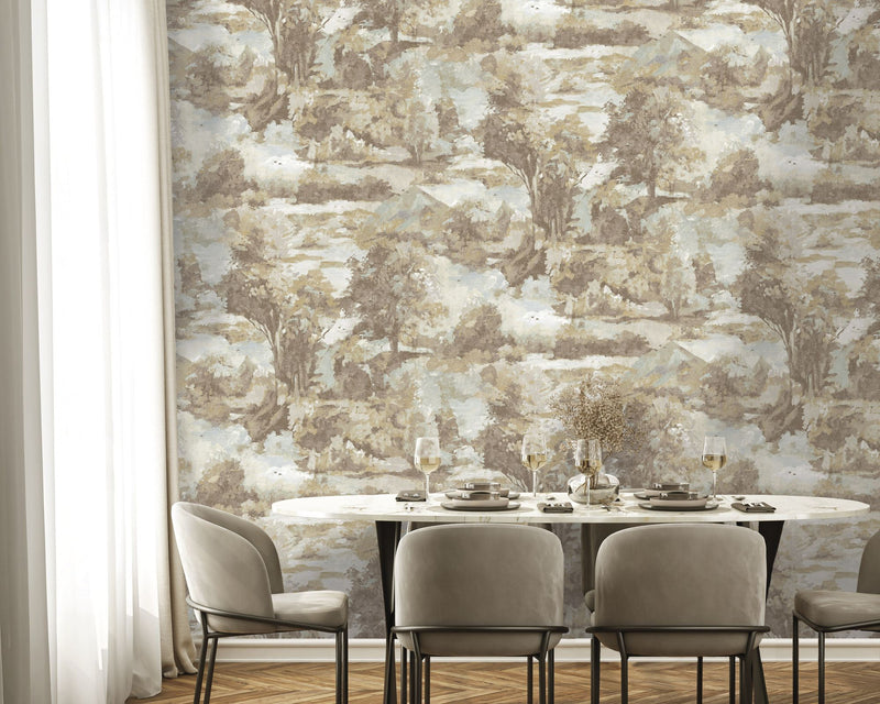 GE02400 Alpine Whisper Chestnut Wallpaper by Sketch Twenty 3