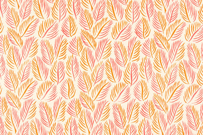 Armatures Feuilles Apricot Wallpaper by Christopher Farr Cloth