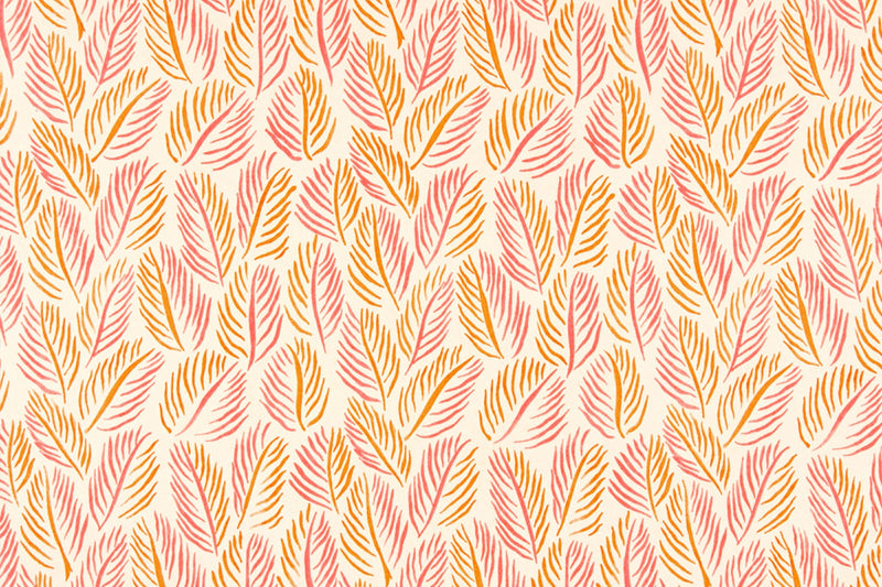 Armatures Feuilles Apricot Wallpaper by Christopher Farr Cloth