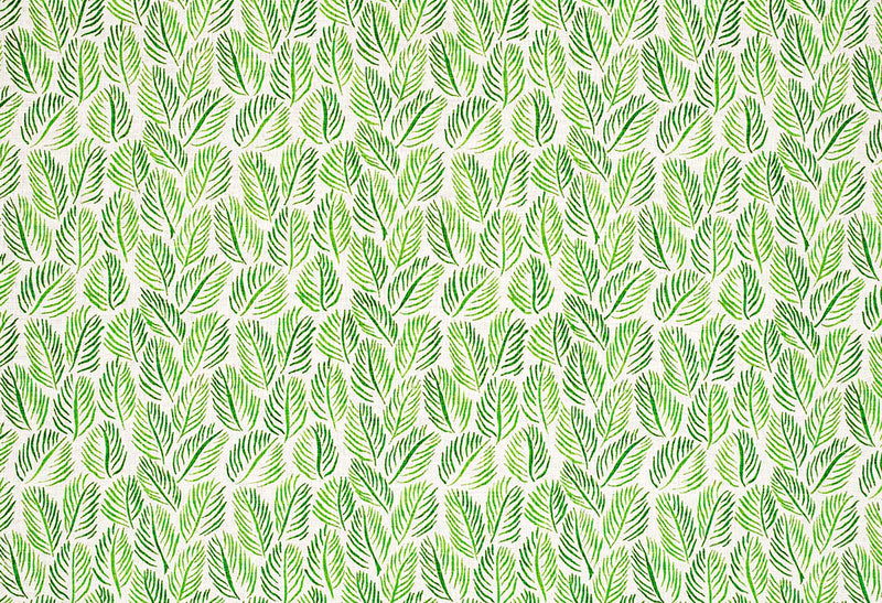 Armatures Feuilles Green fabric by Christopher Farr Cloth