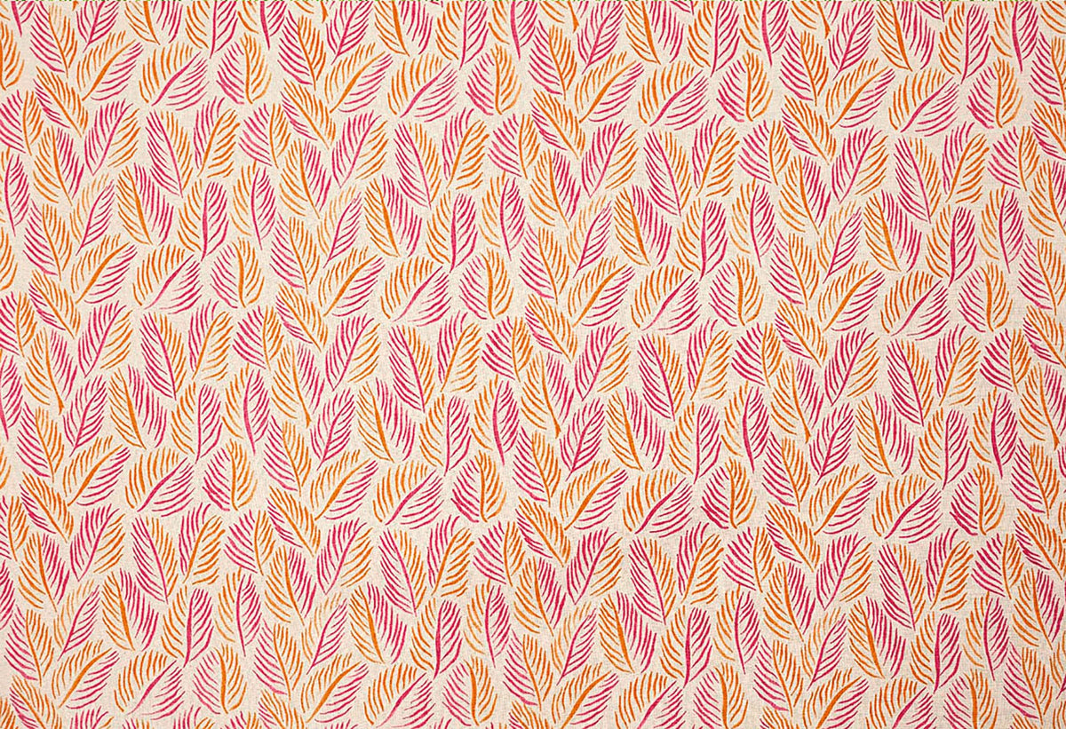 Armatures Feuilles Hot Pink fabric by Christopher Farr Cloth