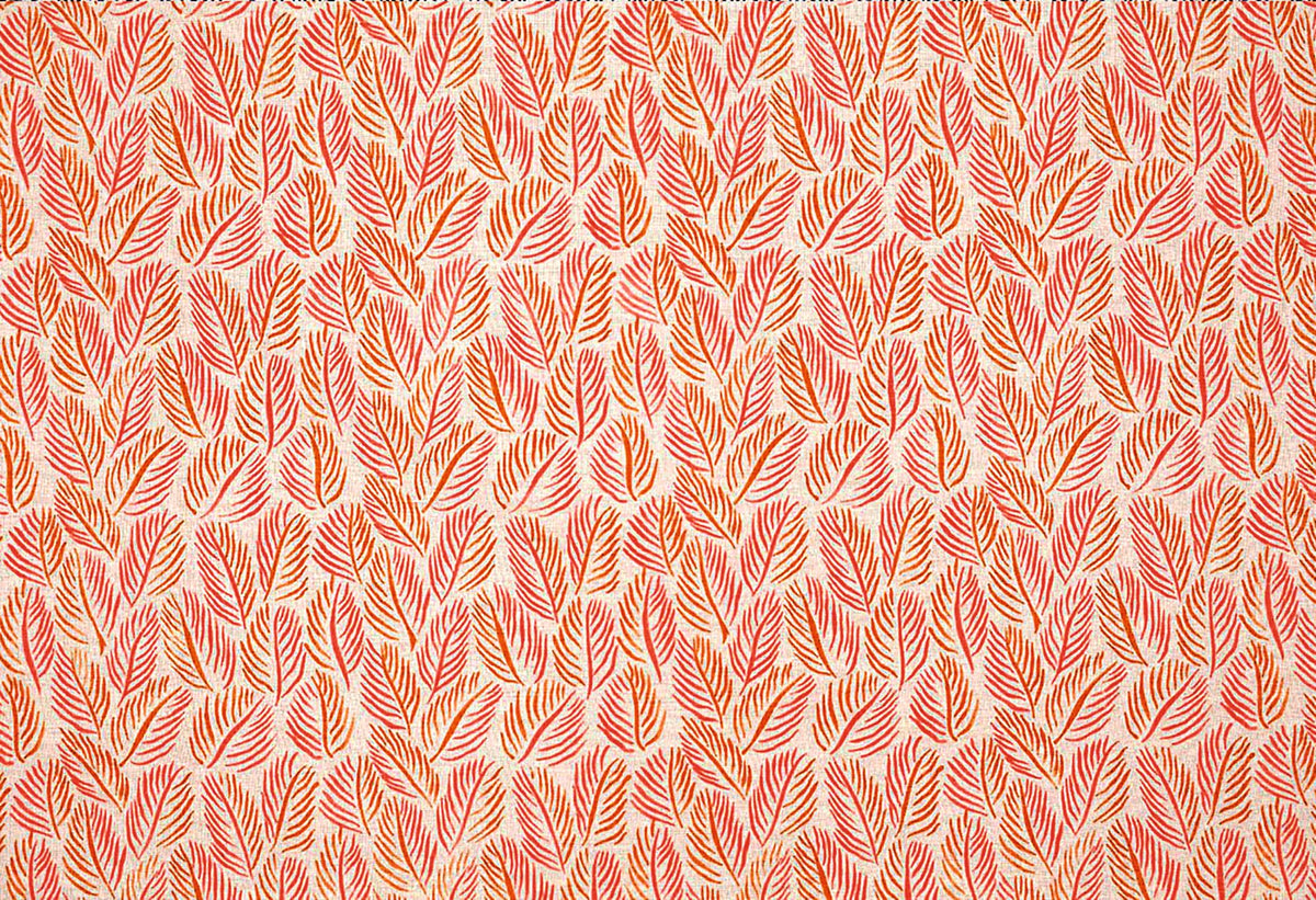 Armatures Feuilles Orange fabric by Christopher Farr Cloth