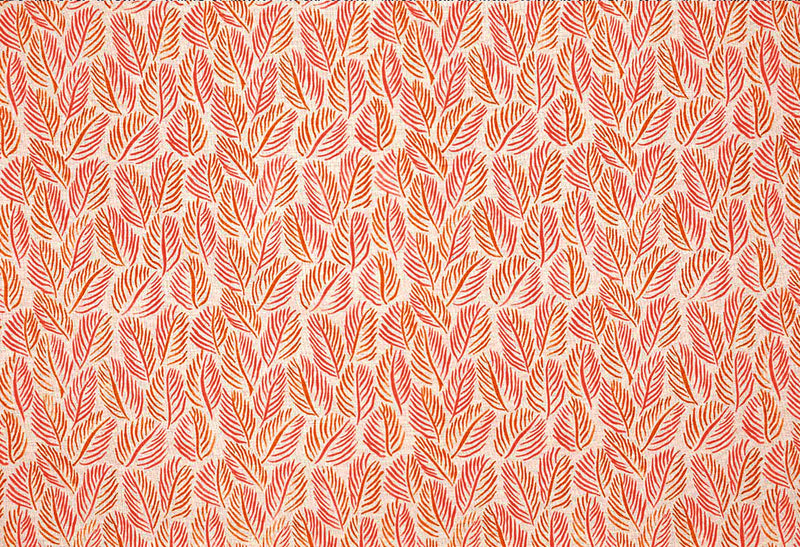 Armatures Feuilles Orange fabric by Christopher Farr Cloth