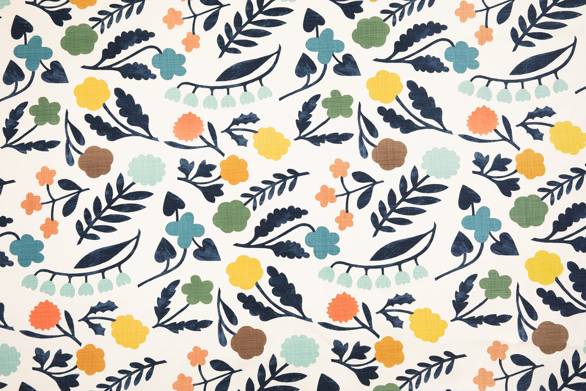 Array Dark Indigo fabric by Christopher Farr Cloth