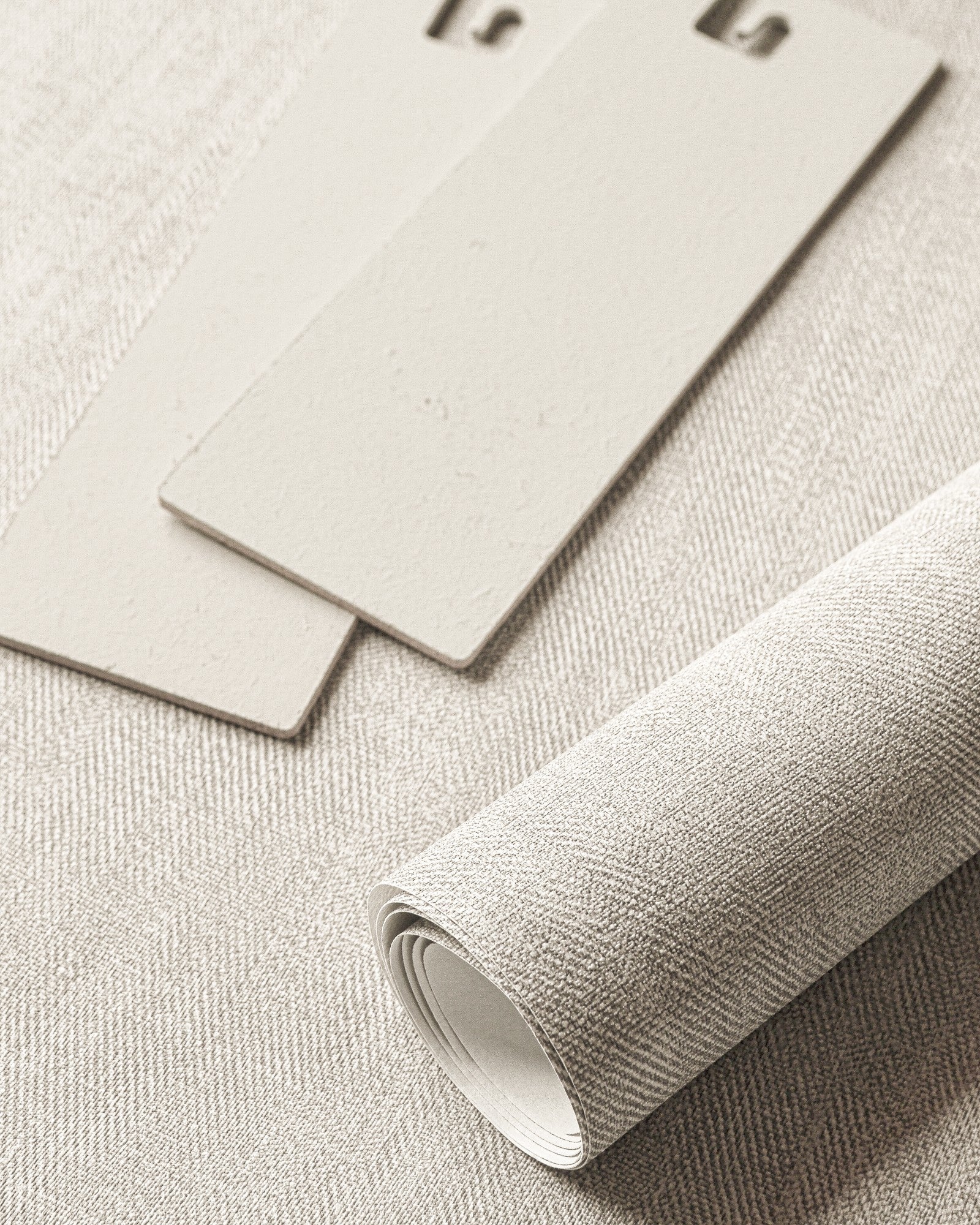 B00002 Sergé Single Naturel Palette Wallpaper by Coordonné