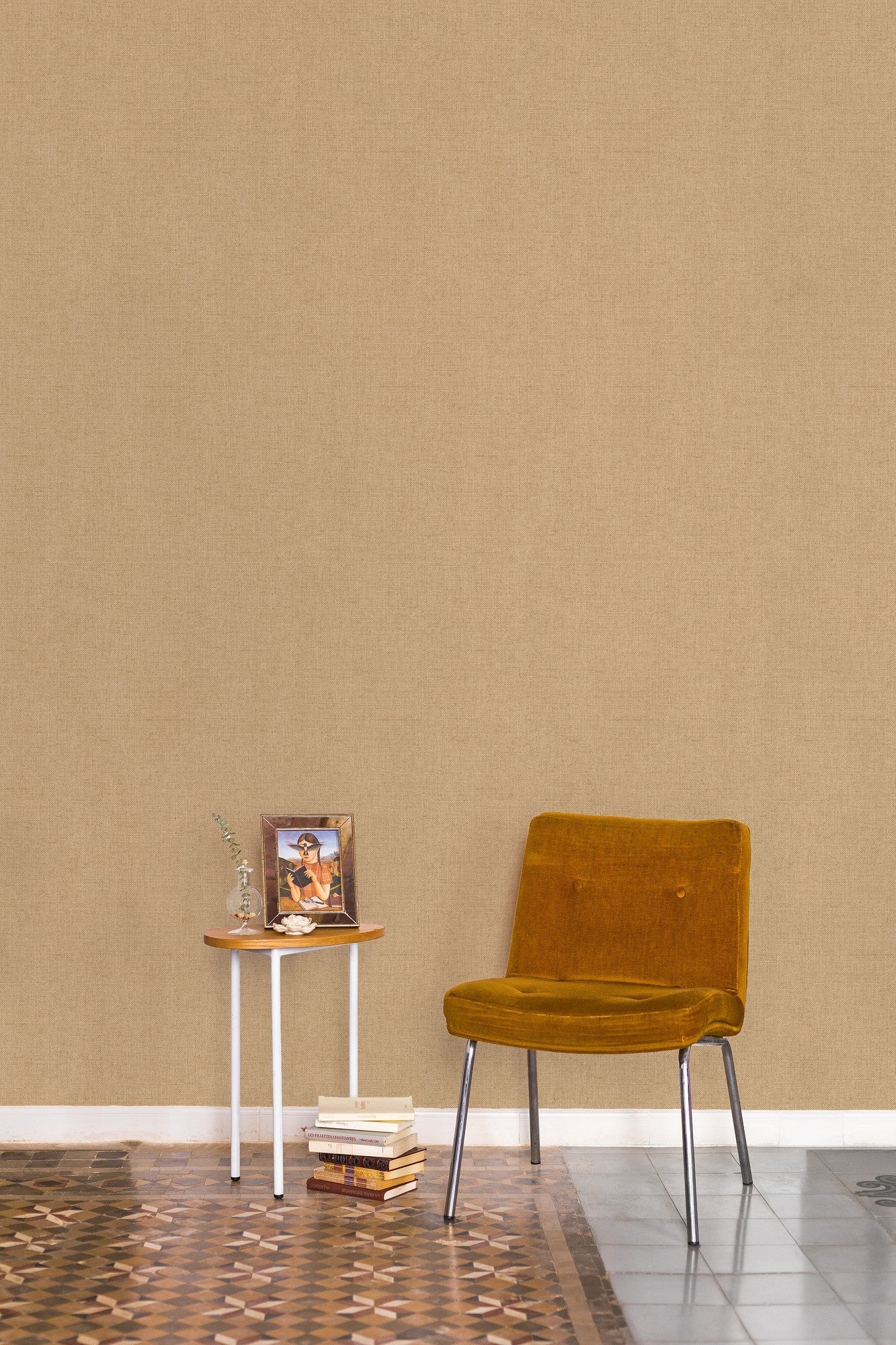 B00007 Lin Single Naturel Palette Wallpaper by Coordonné