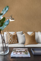 B00012 Sergé Single Ocre Palette Wallpaper by Coordonné