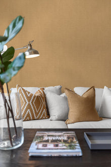 B00013 Lin Single Ocre Palette Wallpaper by Coordonné