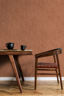 B00017 Sergé Single Corail Palette Wallpaper by Coordonné