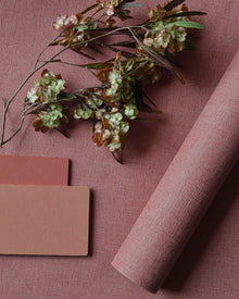 B00019 Lin Single Corail Palette Wallpaper by Coordonné