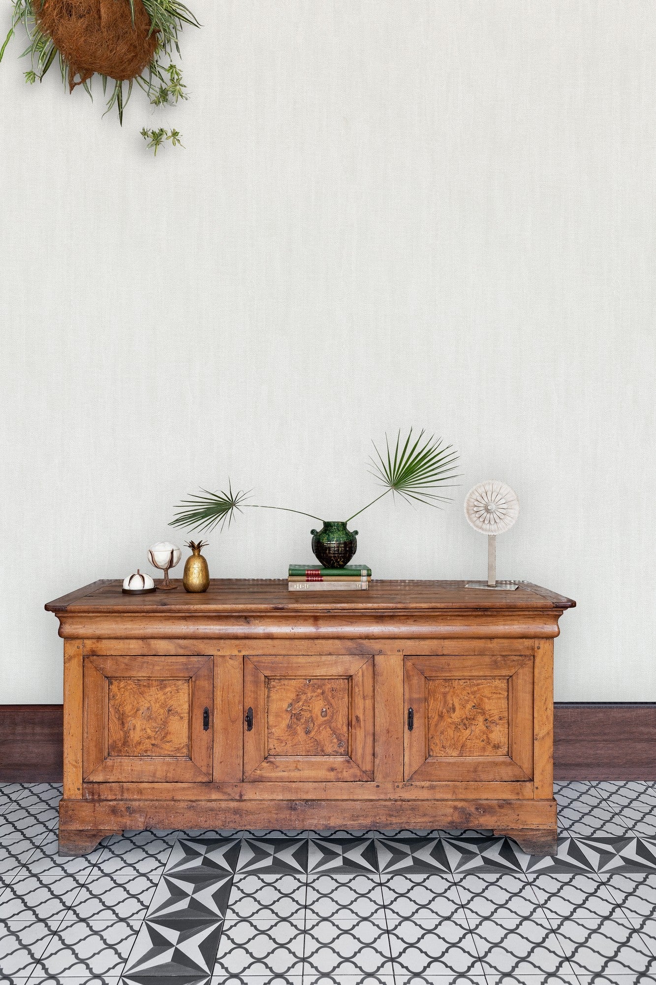 B00021 Sergé Single Taupe III Palette Wallpaper by Coordonné