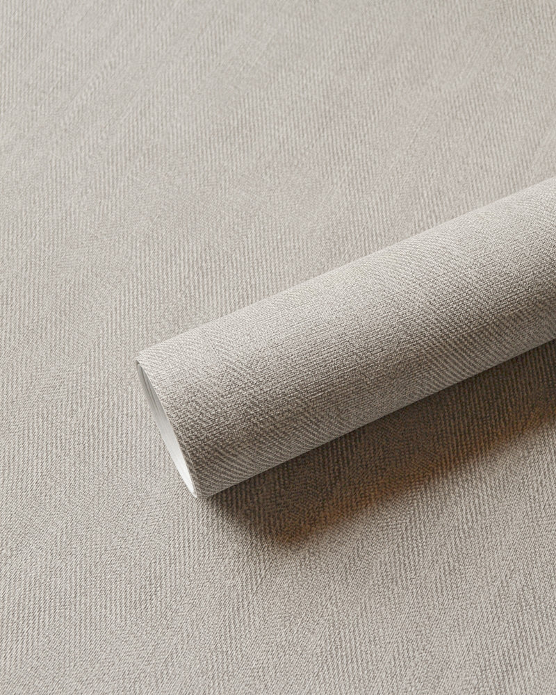 B00024 Sergé Single Taupe II Palette Wallpaper by Coordonné
