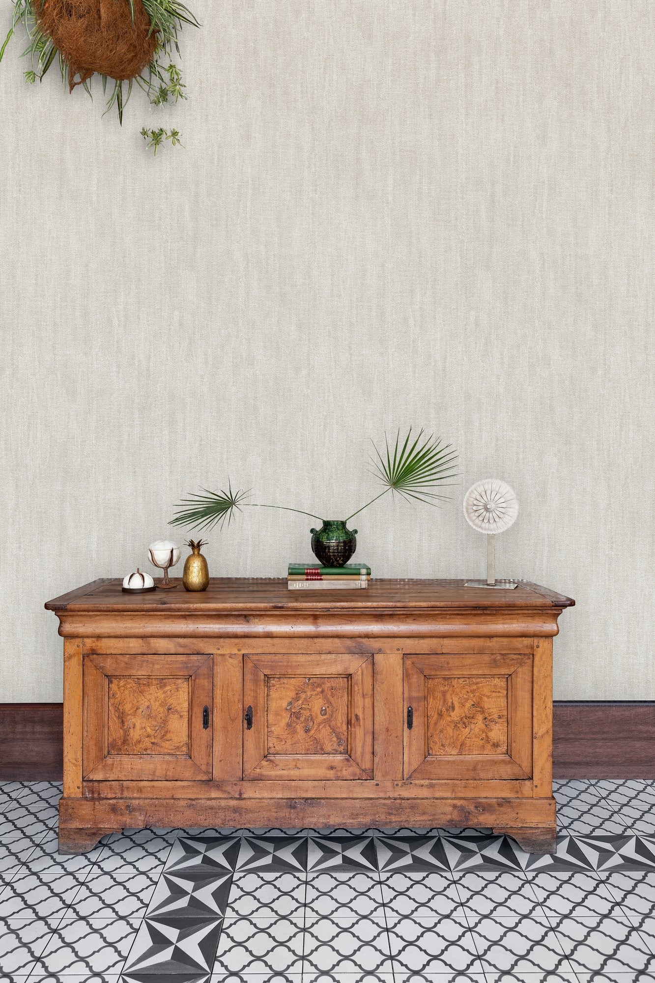 B00024 Sergé Single Taupe II Palette Wallpaper by Coordonné