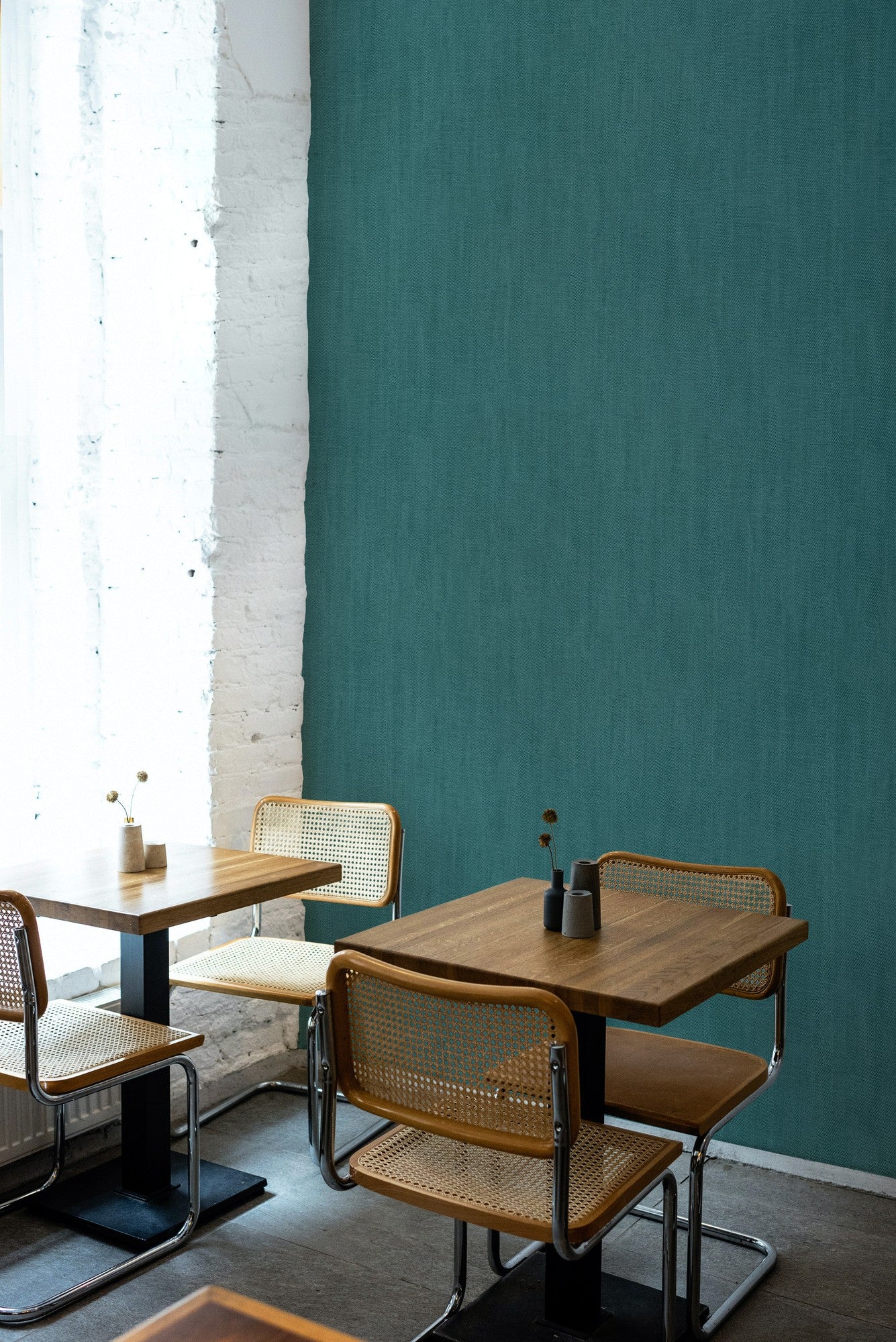 B00034 Sergé Single Sauge Palette Wallpaper by Coordonné