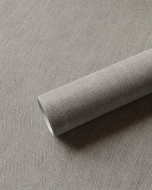 B00038 Sergé Single Acier Palette Wallpaper by Coordonné