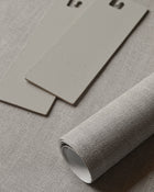 B00038 Sergé Single Acier Palette Wallpaper by Coordonné