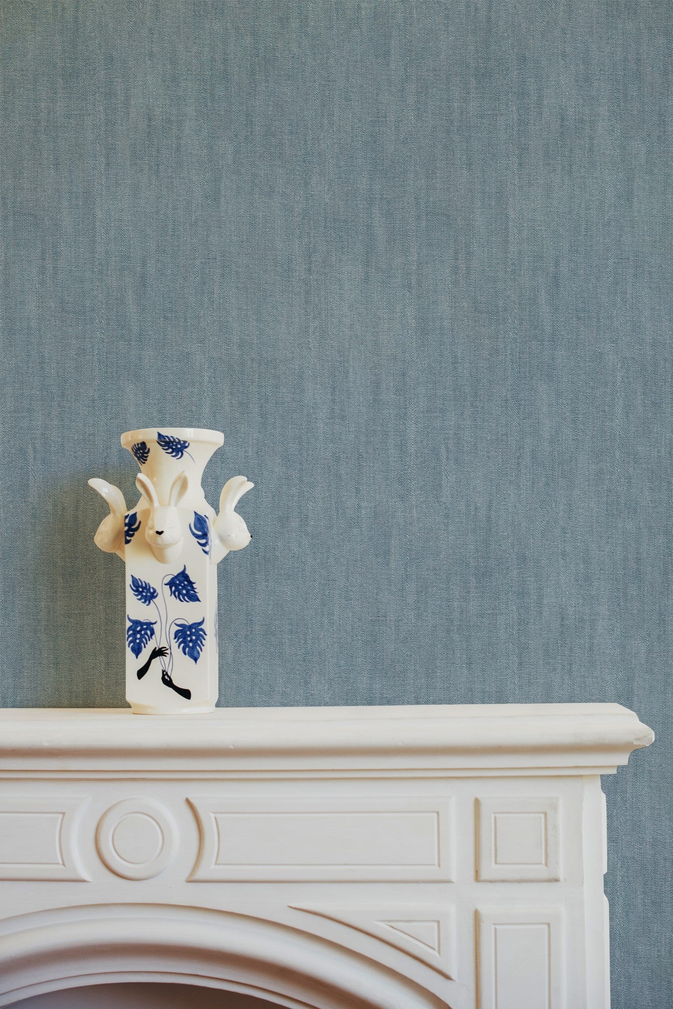 B00045 Sergé Single Outremer Palette Wallpaper by Coordonné